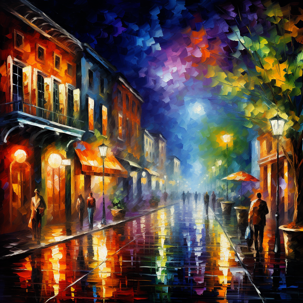 "City Lights Dance" GICLEE PRINT