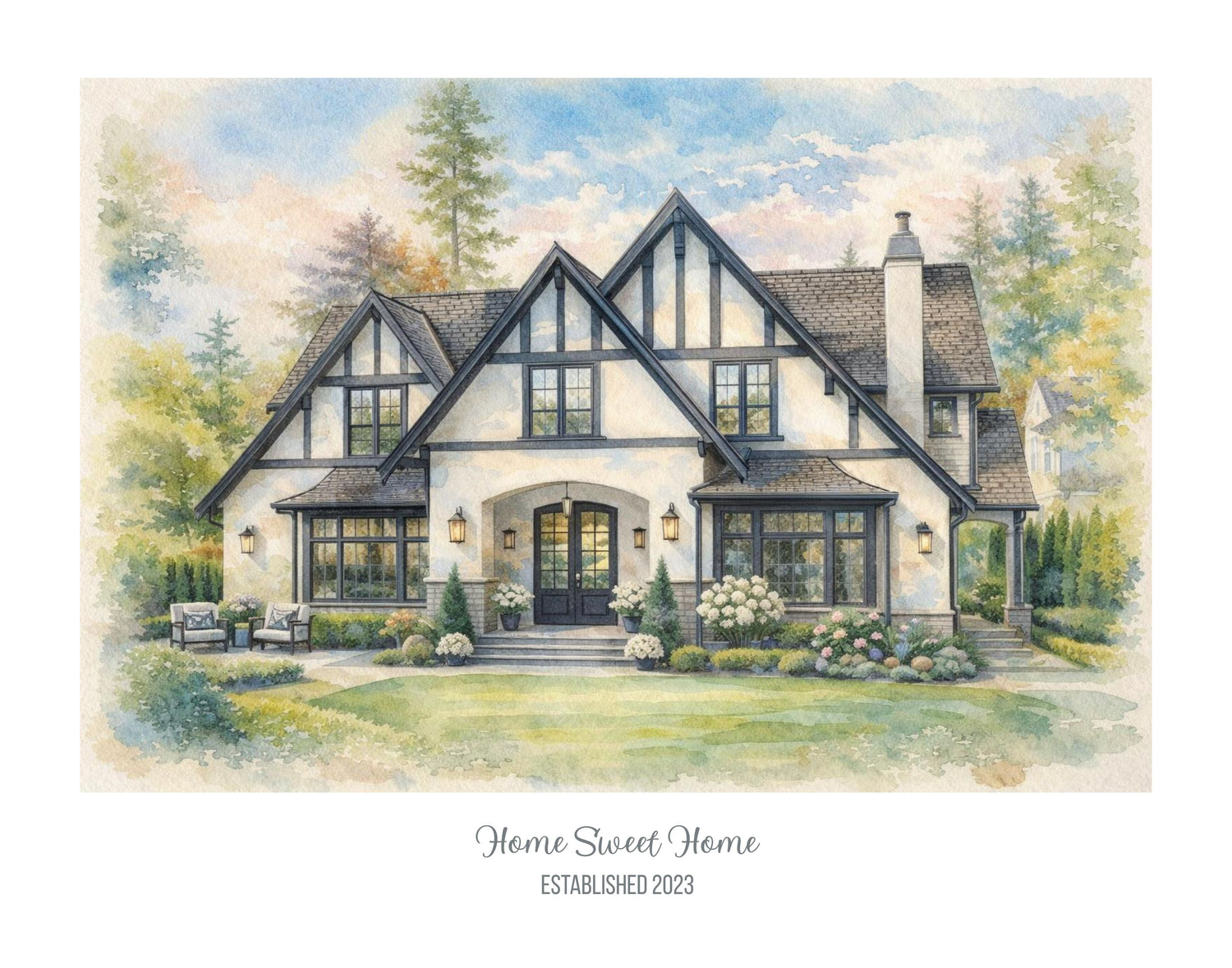 Custom Watercolor Portraits from Photos