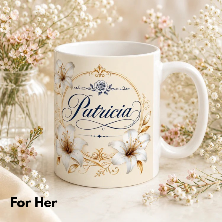 Custom Name Coffee Mug for Her