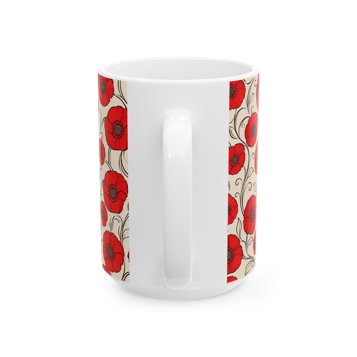 Floral Coffee Mug Poppies Melody