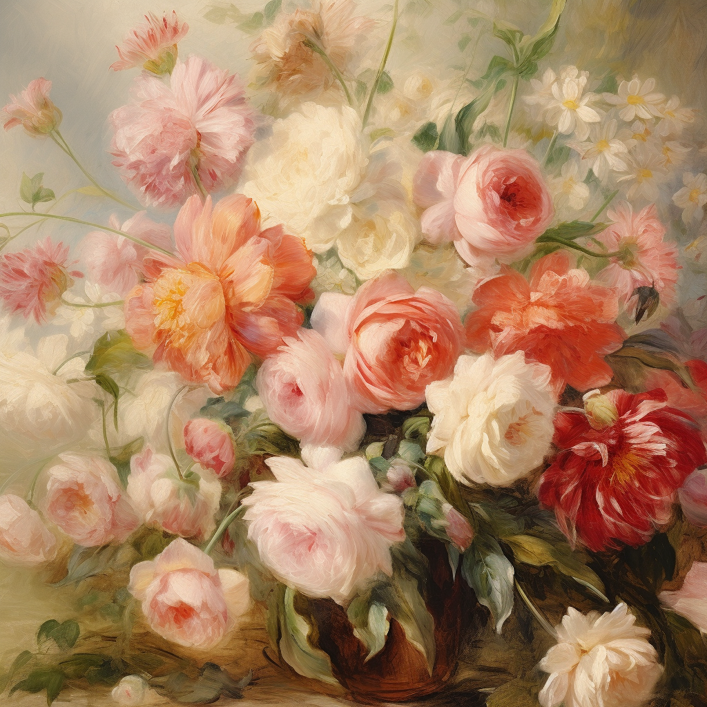 "Sunlit Garden Bouquet" by Mayia Lysenko