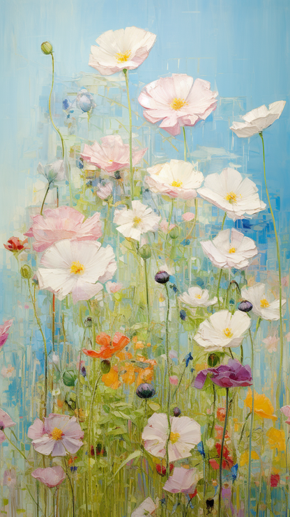 "Floral Serenity lV" GICLEE ART PRINT