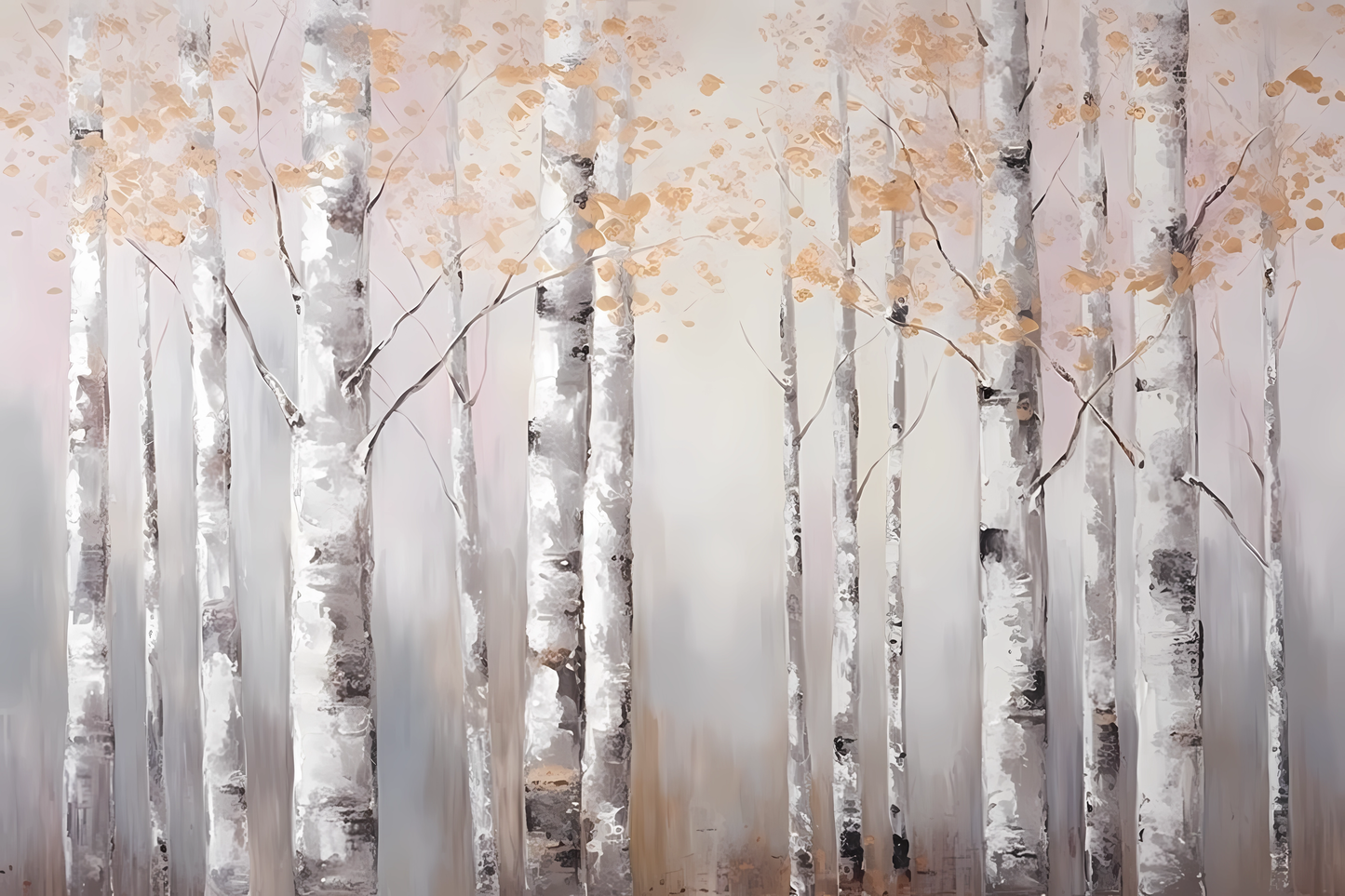 "Ethereal Birch Forest" GICLEE ART PRINT