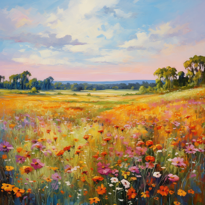 "Nostalgic Meadow Memories" GICLEE ART PRINT