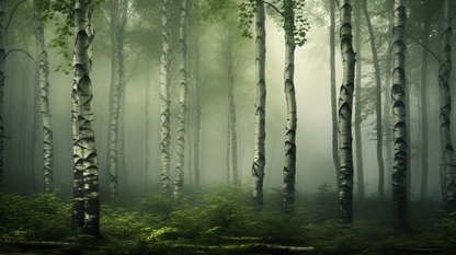 "Whispers of the misty forest" by Maya Ronick