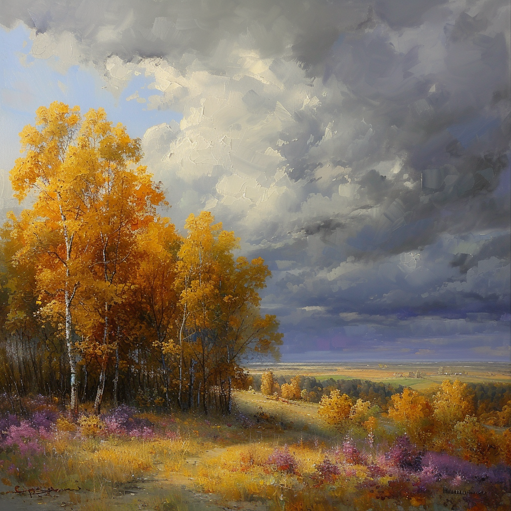 "Timeless Treasures: Vintage Landscape" by Mayia Lysenko