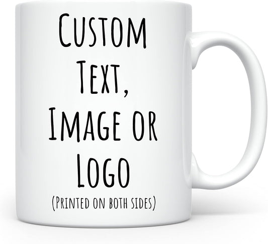 Customized Coffee Mugs, Personalized Mug, 15 oz Porcelian