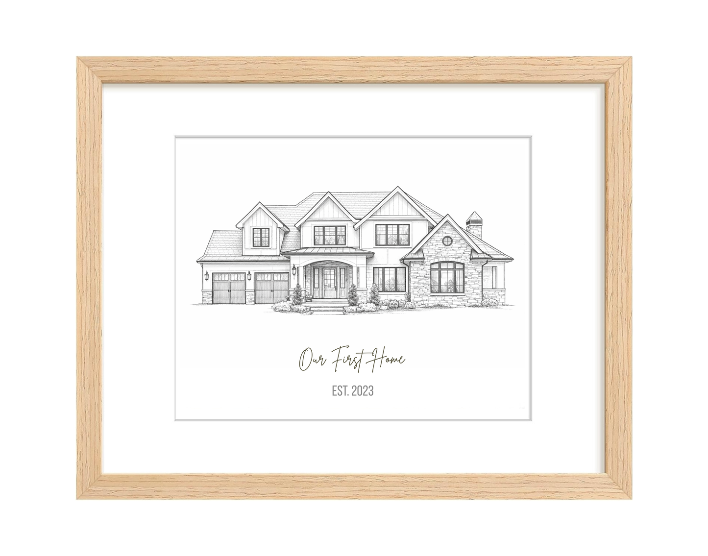 Custom Home Portrait, Home Painting, House Portrait, Watercolor House Painting, New Home Gift