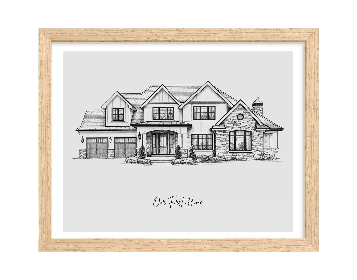 Custom Home Portrait, Home Painting, House Portrait, Watercolor House Painting, New Home Gift