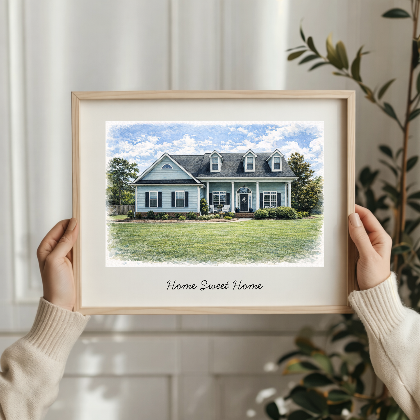 Custom Watercolor House Portrait - 50% OFF