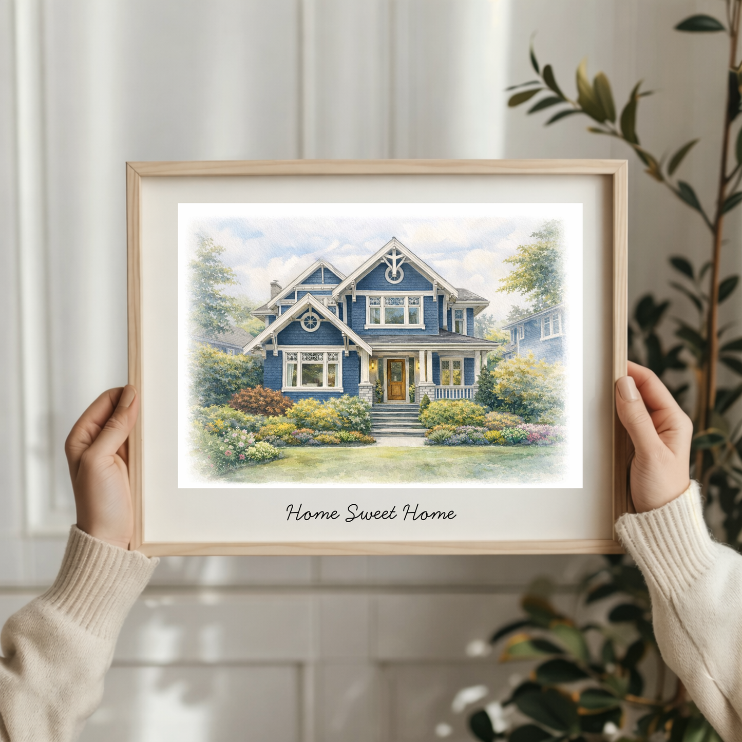 Custom Watercolor House Portrait - 50% OFF