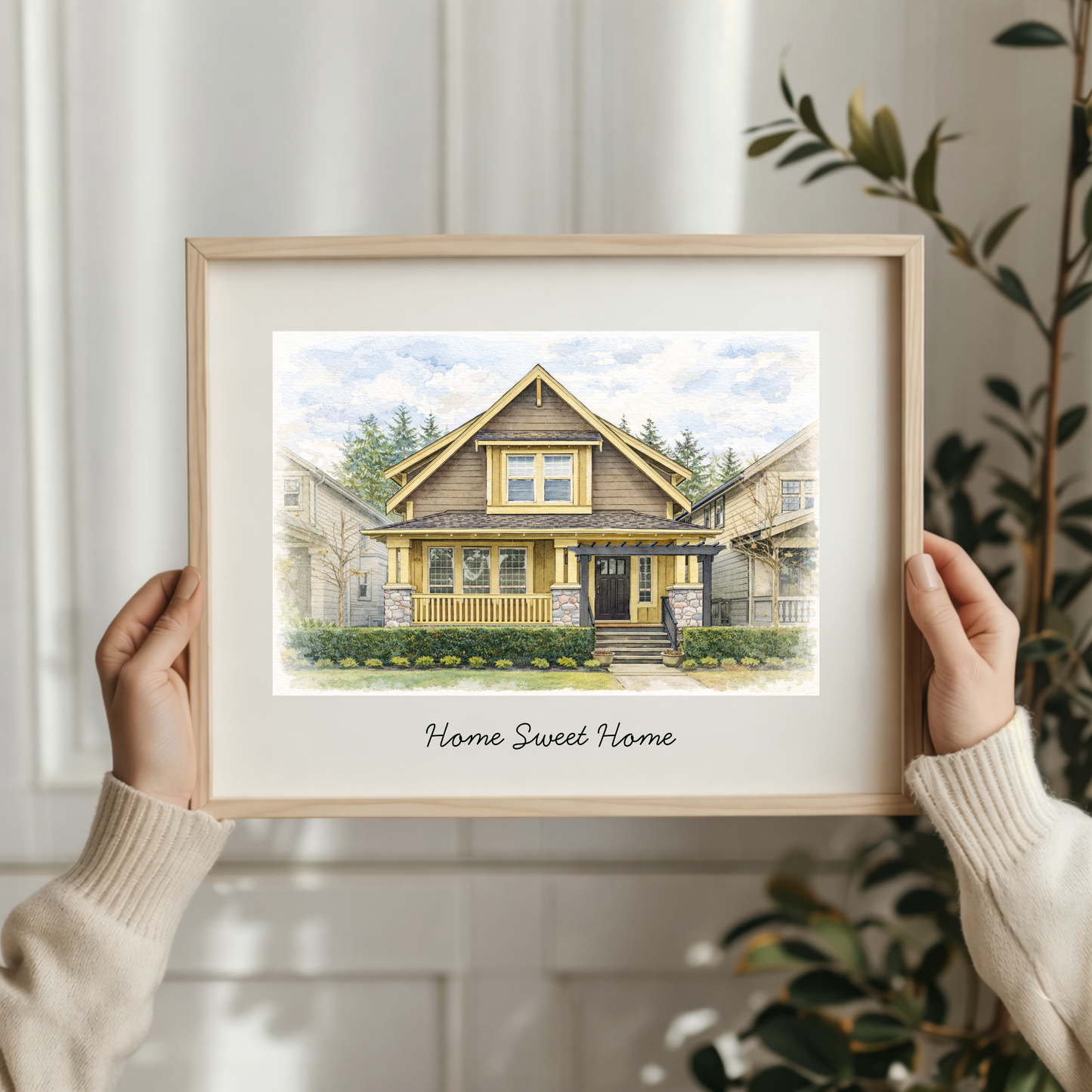 Custom Watercolor House Portrait - 50% OFF