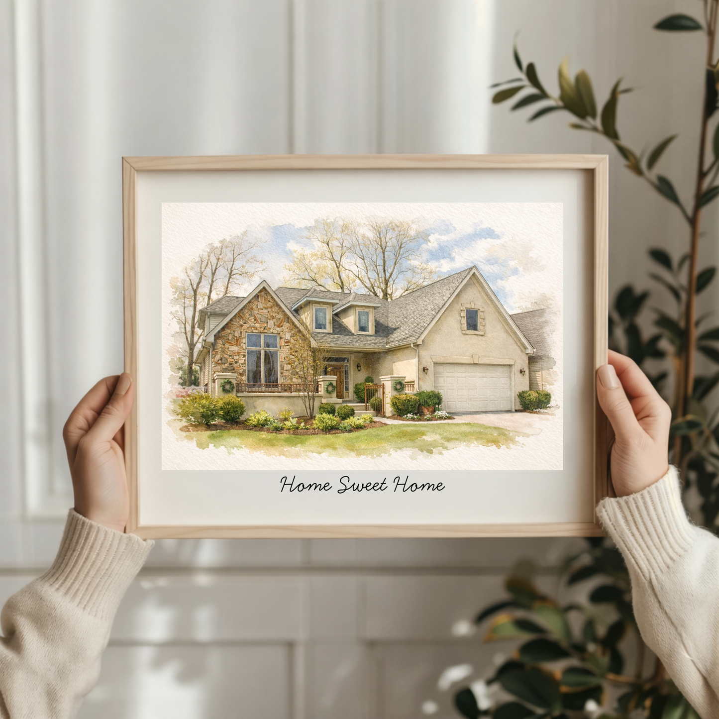 Custom Watercolor House Portrait - 50% OFF