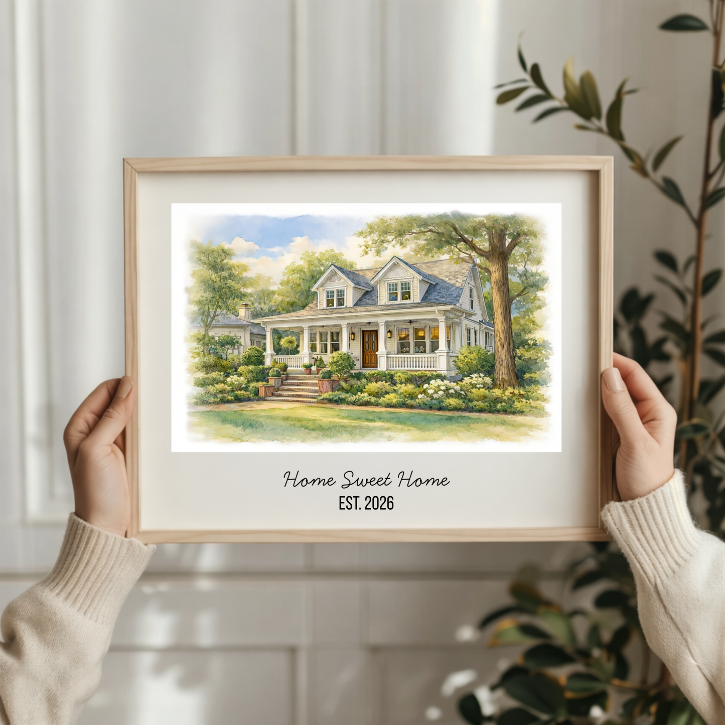 Custom Watercolor House Portrait - 50% OFF