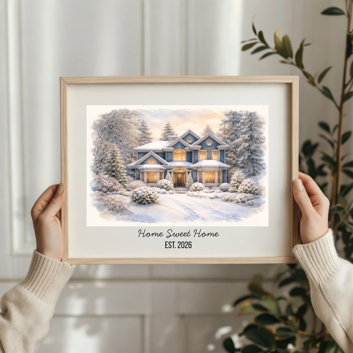 Custom Watercolor House Portrait - 50% OFF
