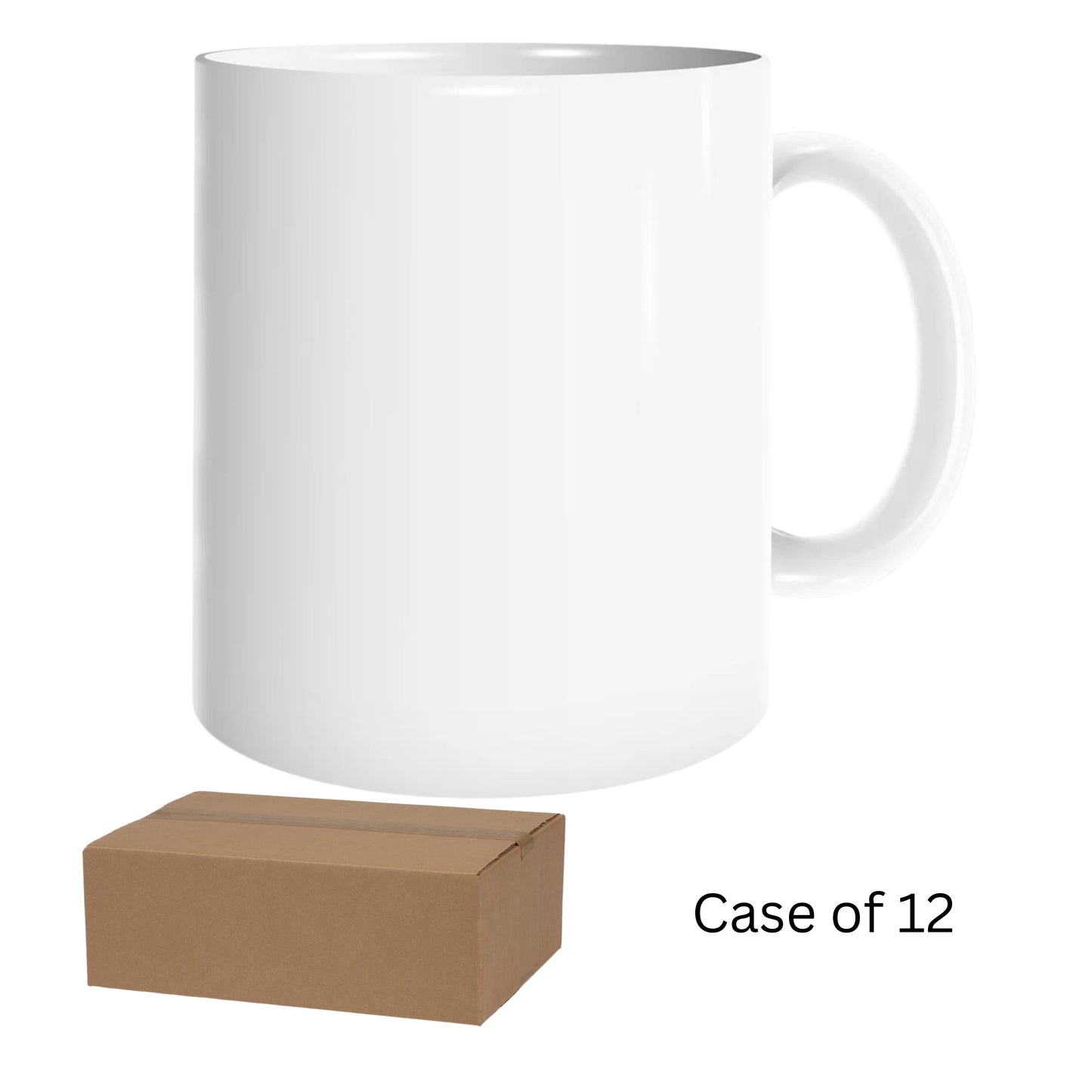 Case of 12 - 11 oz. Porcelain Mugs