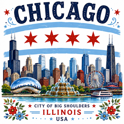 Wholesale Chicago  Mugs (15 oz)Premium Souvenir Mug
