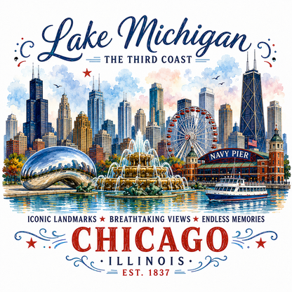Wholesale Chicago  Mugs (15 oz)Premium Souvenir Mug