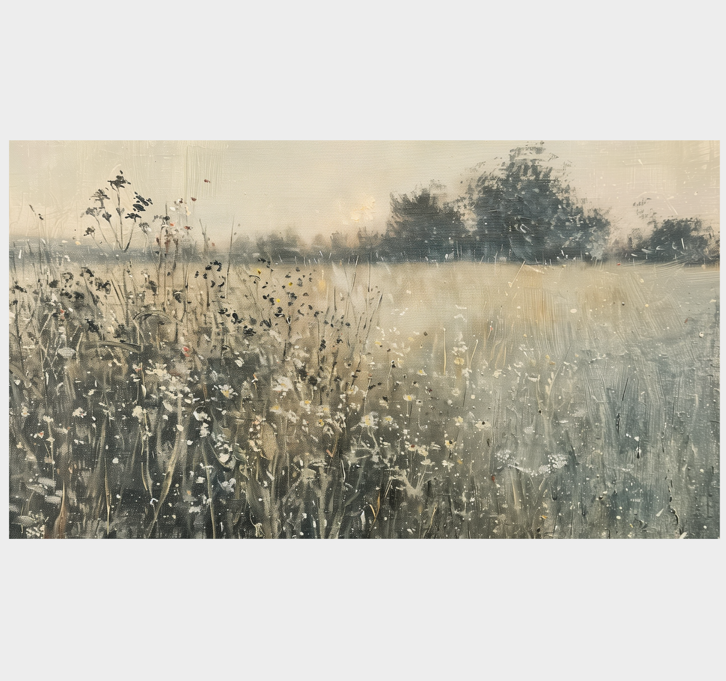 "Spring wildflower field" GICLEE ART PRINT