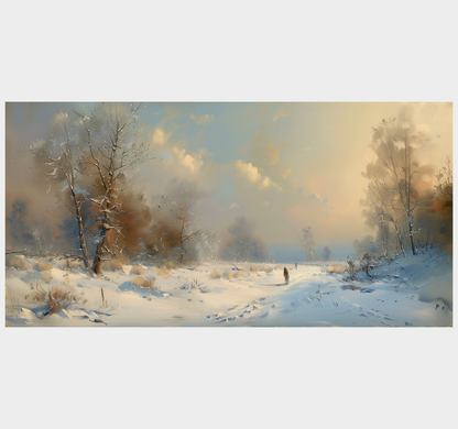 "Radiant Forest: Sun's Embrace at Dawn" GICLEE ART PRINT