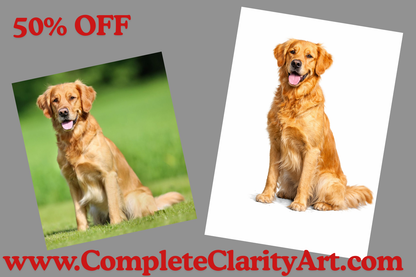 Pet Portrait - 8 styles| Dog Portrait | Custom Pet Portrait | Digital