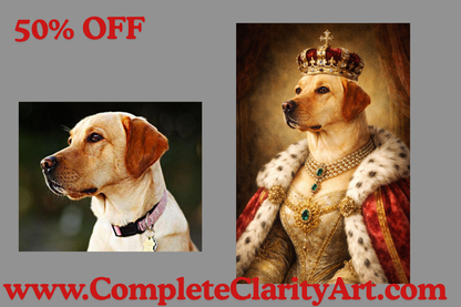 Pet Portrait - 8 styles| Dog Portrait | Custom Pet Portrait | Digital