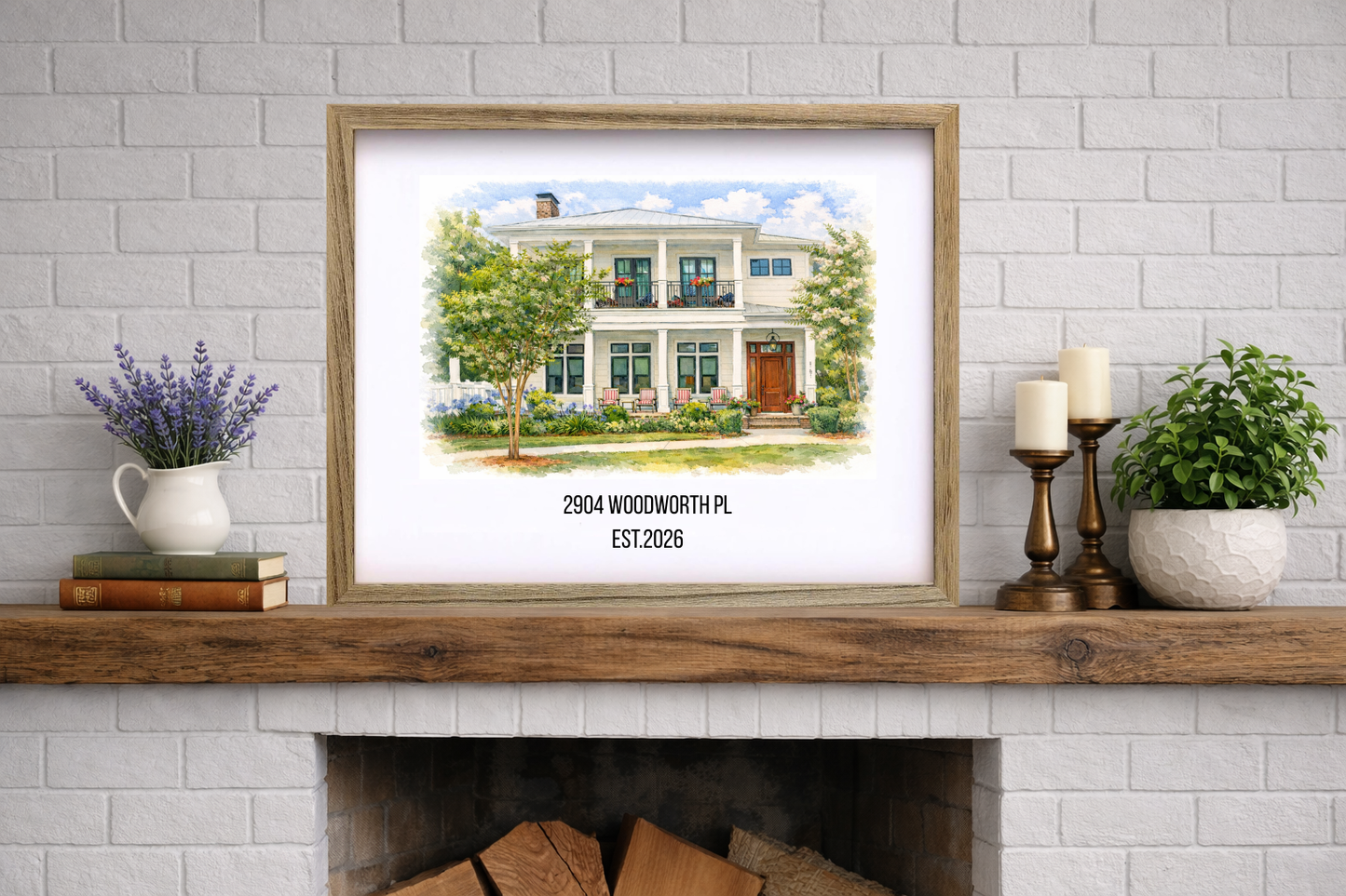 Custom Watercolor House Portrait - 50% OFF