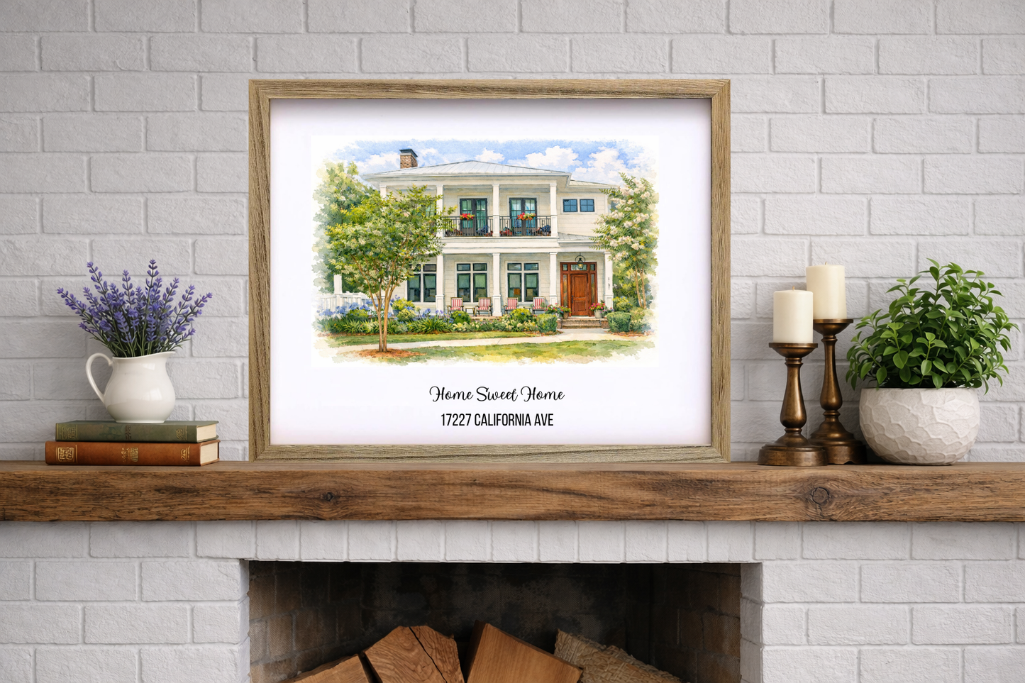 Custom Watercolor House Portrait - 50% OFF