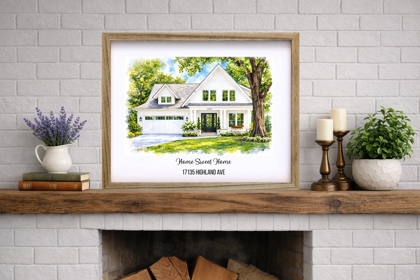 Custom Watercolor House Portrait - 50% OFF