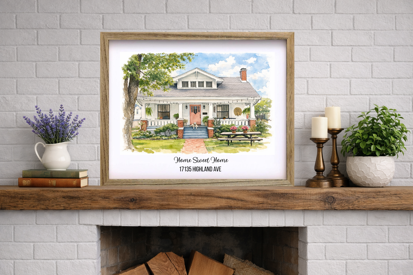 Custom Watercolor House Portrait - 50% OFF