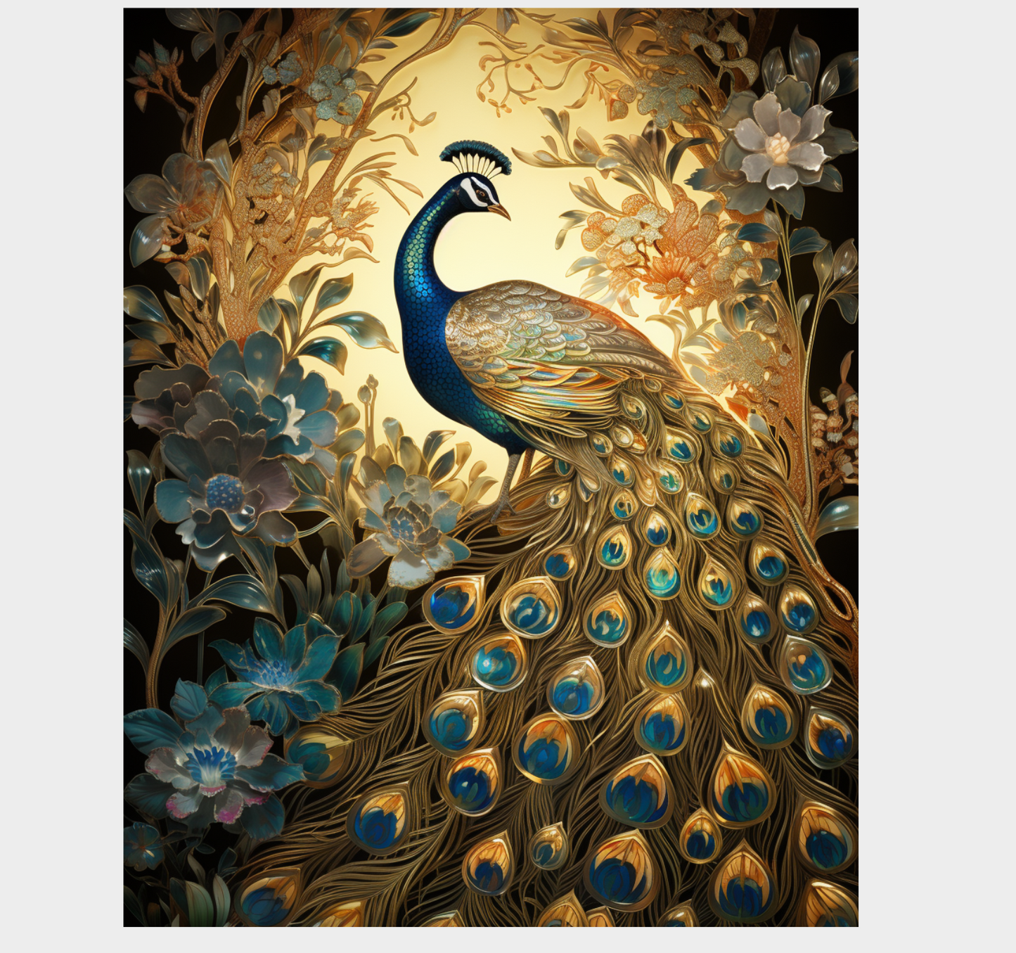 "Gilded Serenity"  GICLEE ART PRINT