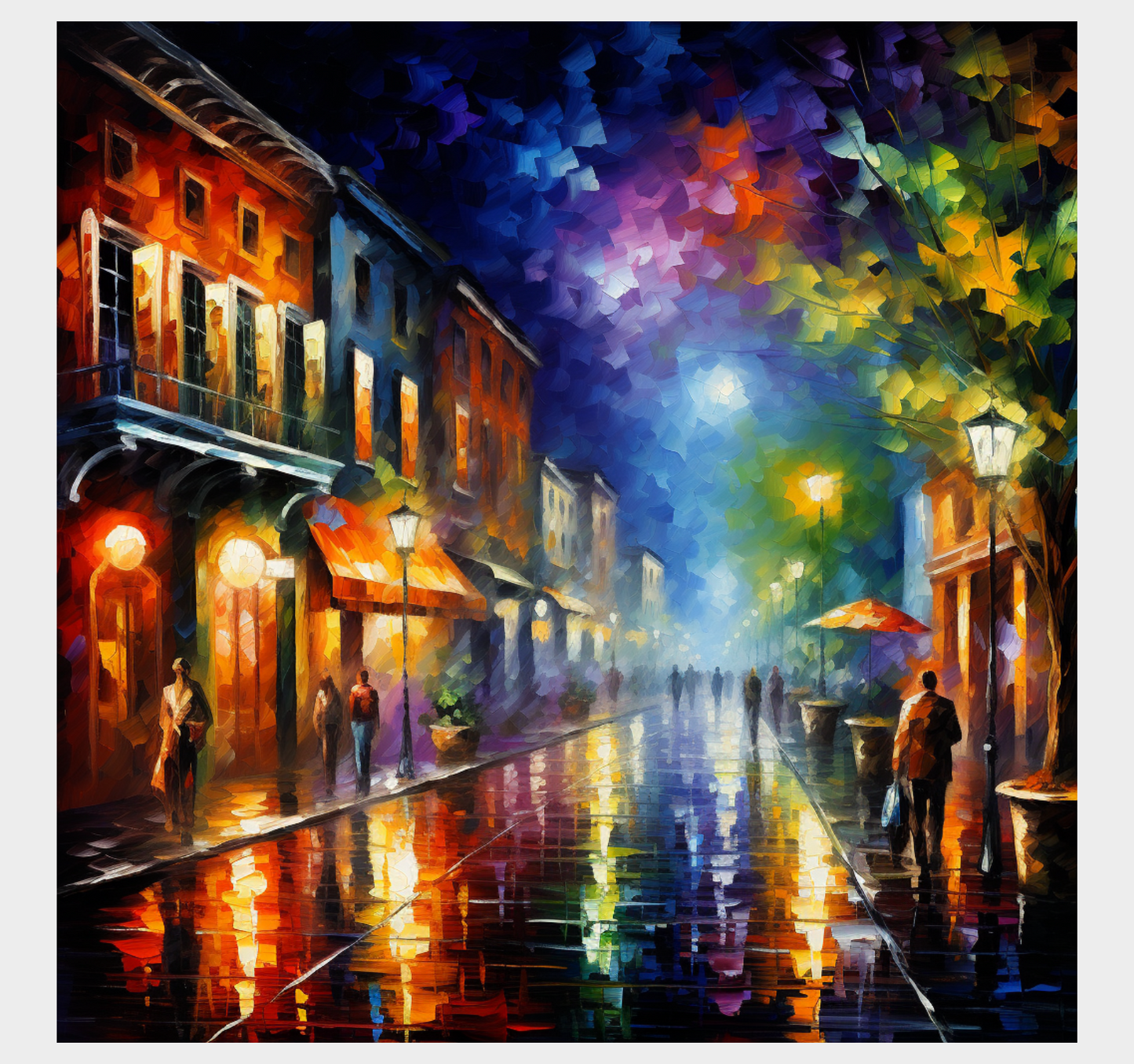 "City Lights Dance" GICLEE PRINT