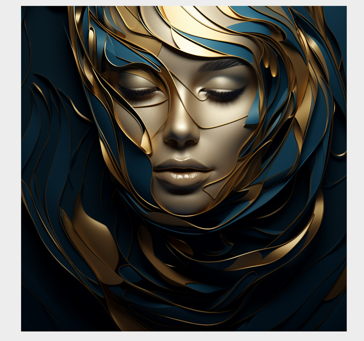 "Manipulation in Gold" GICLEE ART PRINT