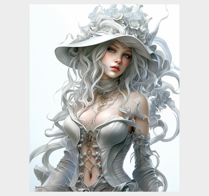 "Woman wearing a hat" by Maya Ronick