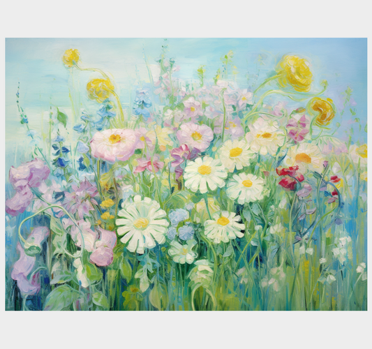 "Floral Whispers in the Breeze" GICLEE ART PRINT