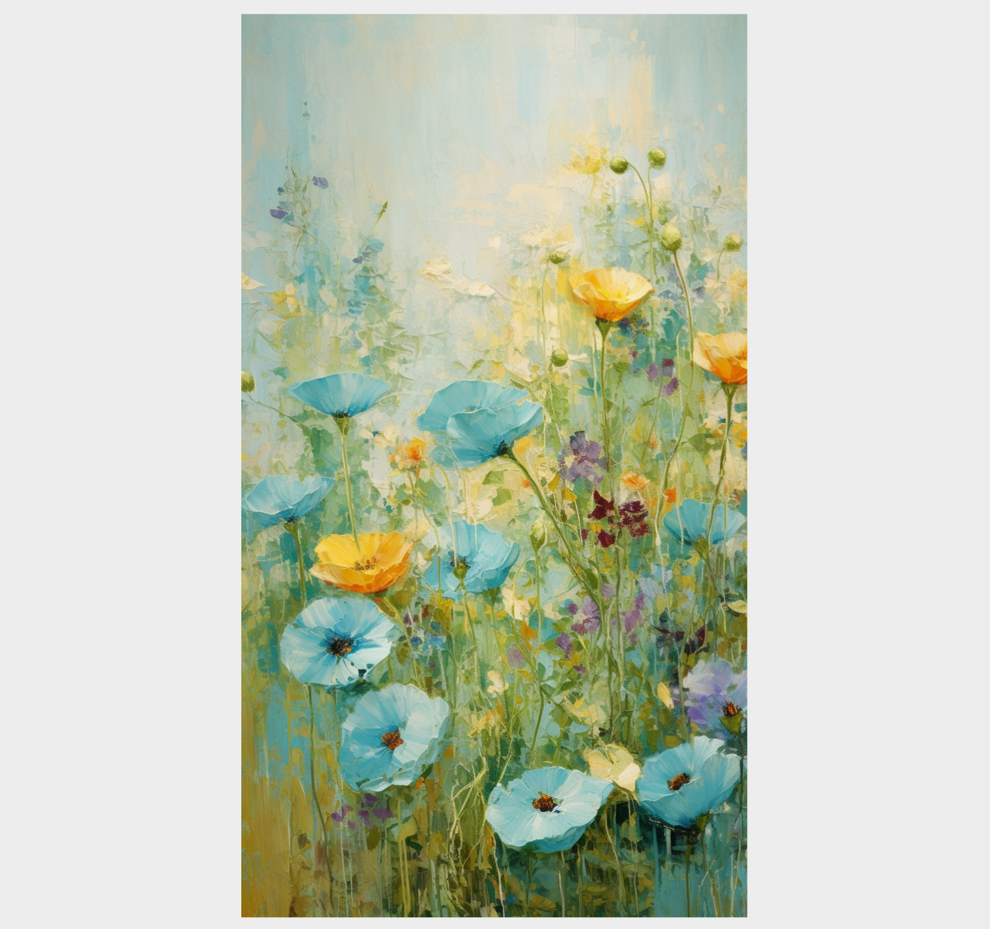 "Floral Serenity" GICLEE ART PRINT