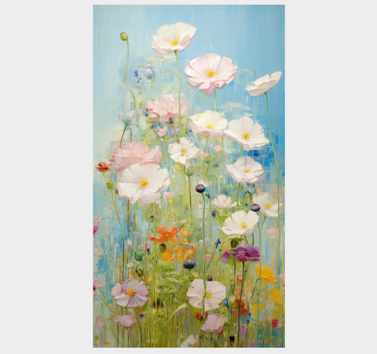 "Floral Serenity lV" GICLEE ART PRINT