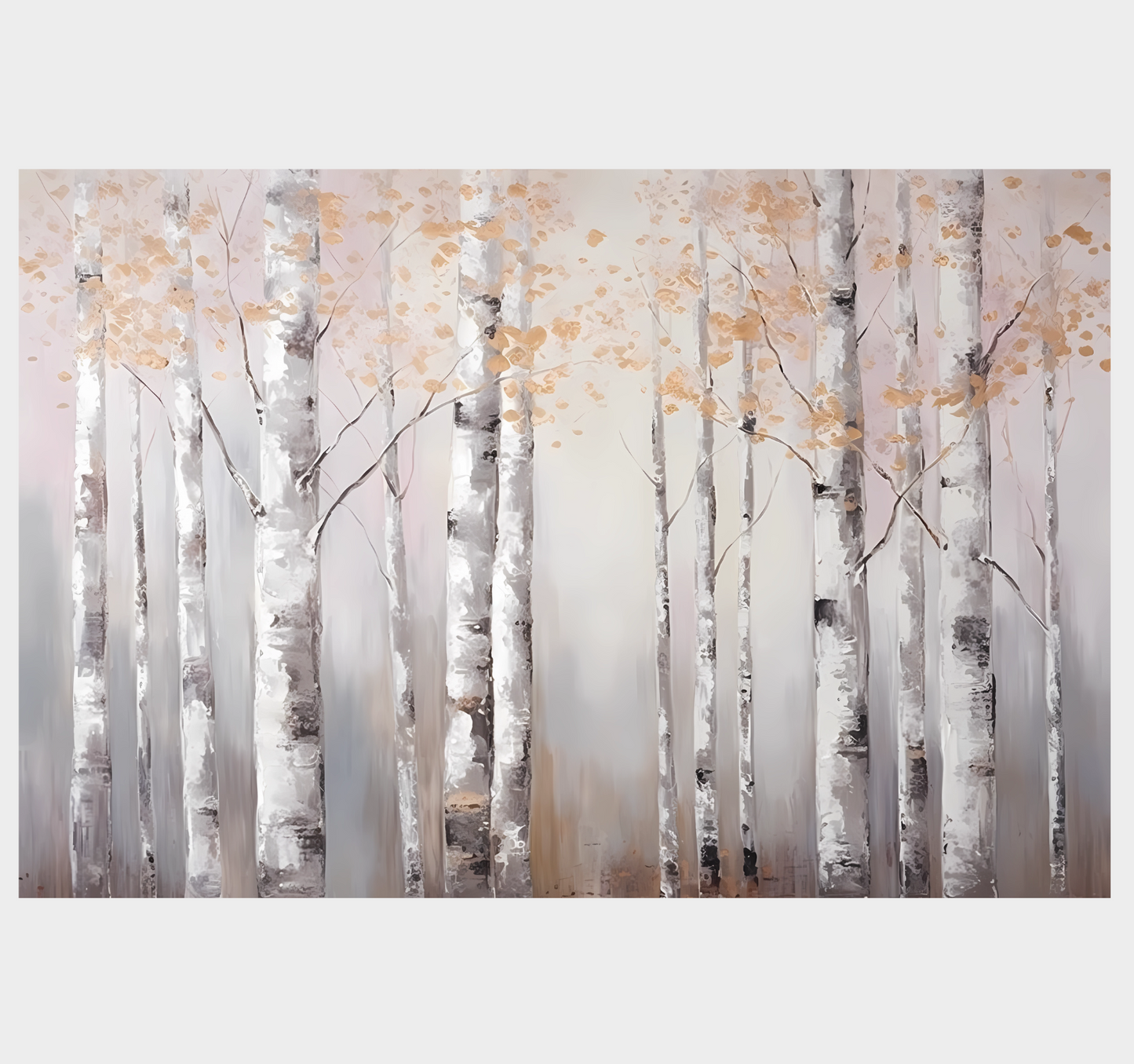 "Ethereal Birch Forest" GICLEE ART PRINT