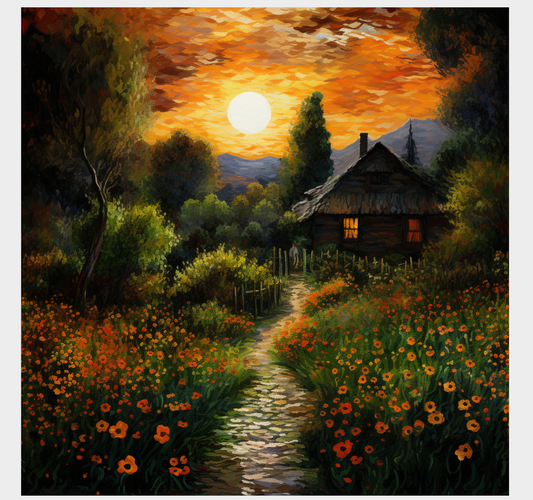 "Golden Days in the Countryside" GICLEE ART PRINT