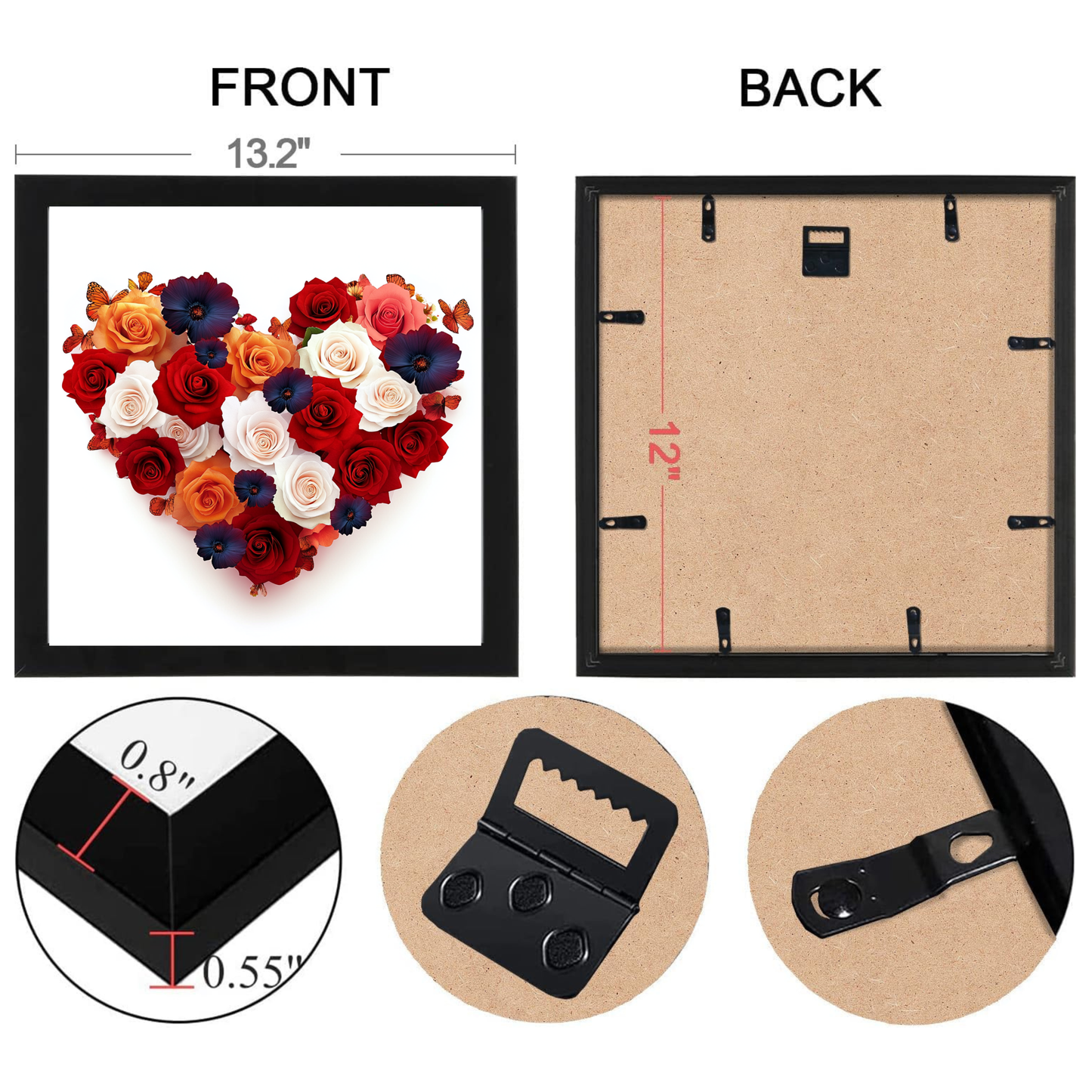 Black Frame 12x12