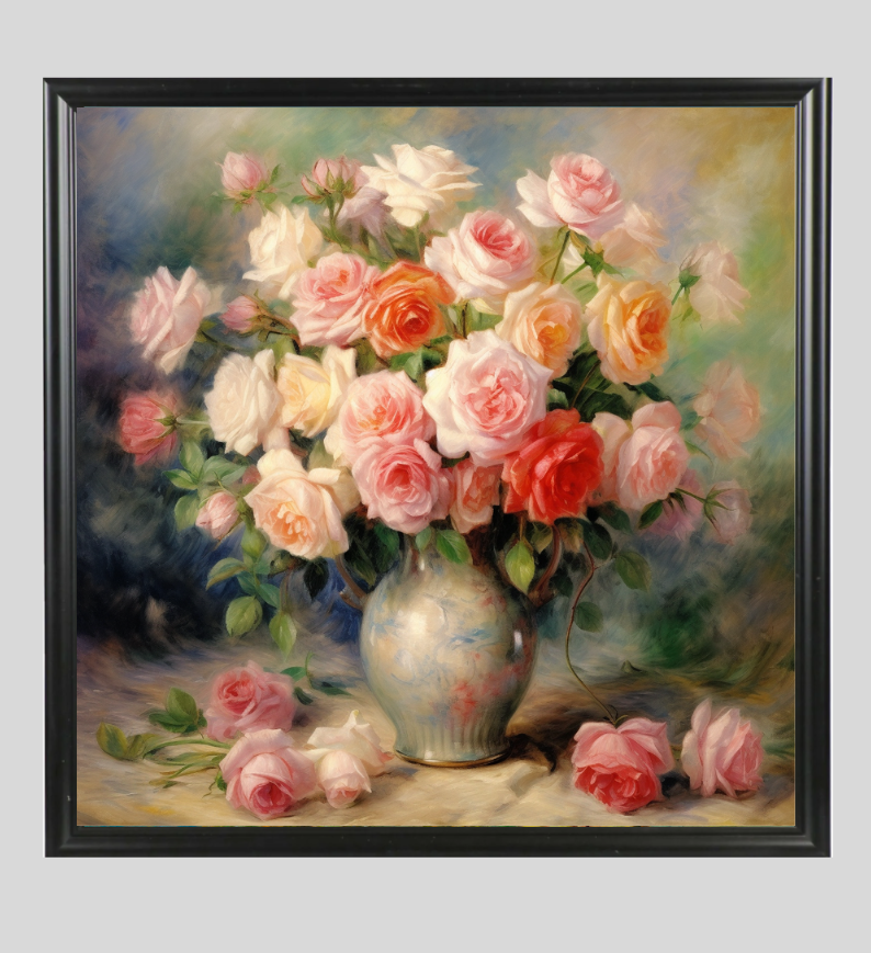 Bouquet of Roses by Mayia Lysenko