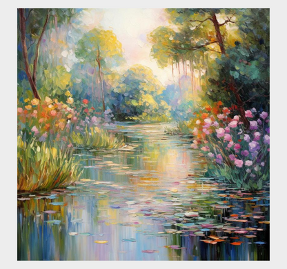 Waterlilies Symphony by Maya Ronick