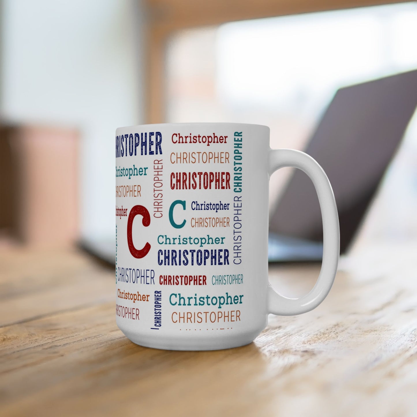 Personalized Coffee Mug 15 oz. Price includes personalization