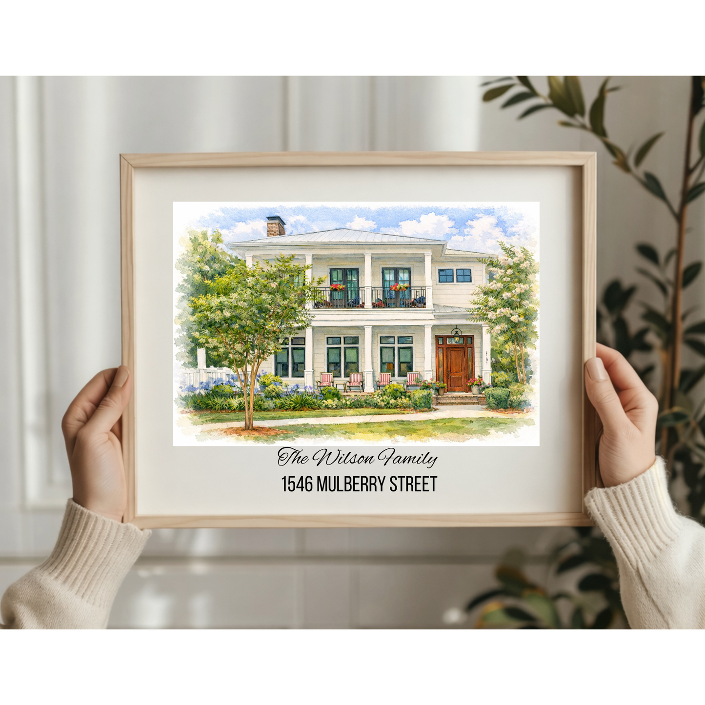 Custom Watercolor House Portrait - 50% OFF