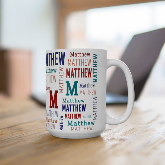 Personalized Coffee Mug 15 oz. Price includes personalization