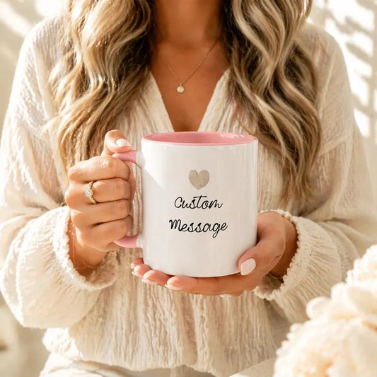 Personalized Mug Custom Text Photo Name Gift Coffee Mug Porcelian Cup 15 oz