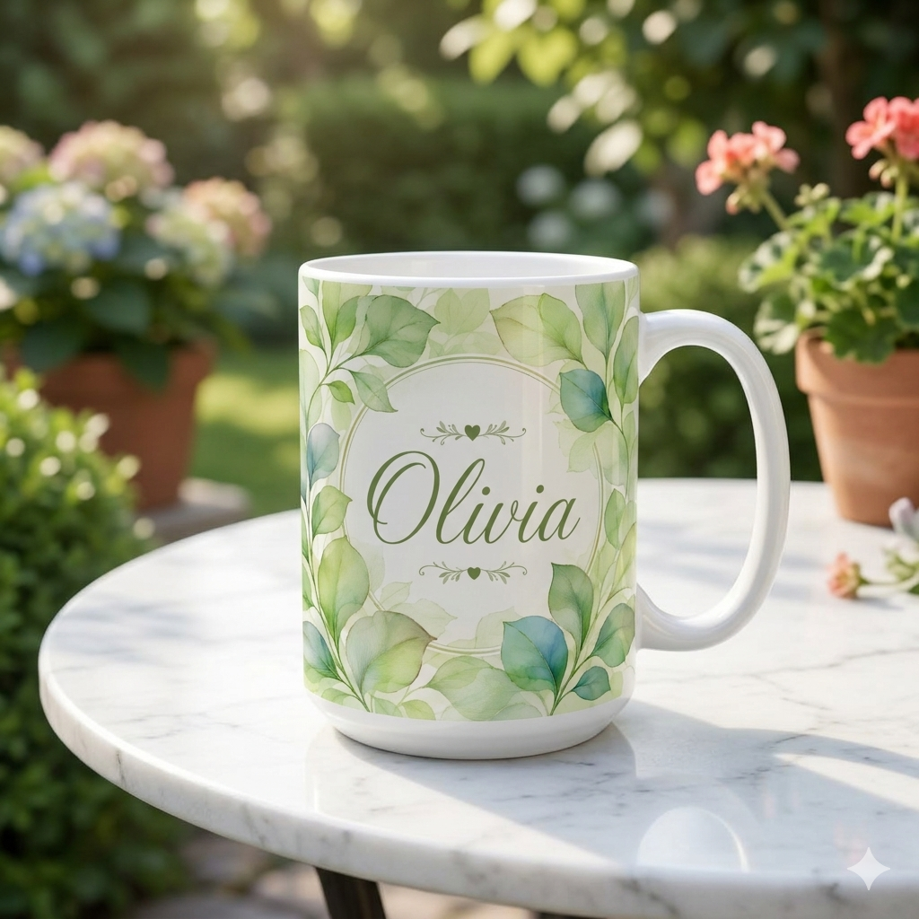 Custom Name Coffee Mug for Her 15 oz. Price includes personalization