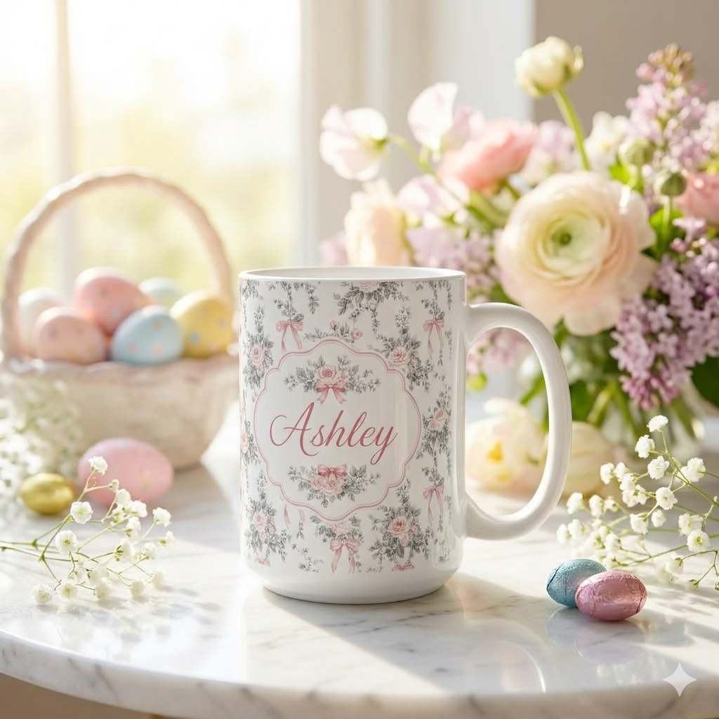 Custom Name Coffee Mug for Her 15 oz. Price includes personalization