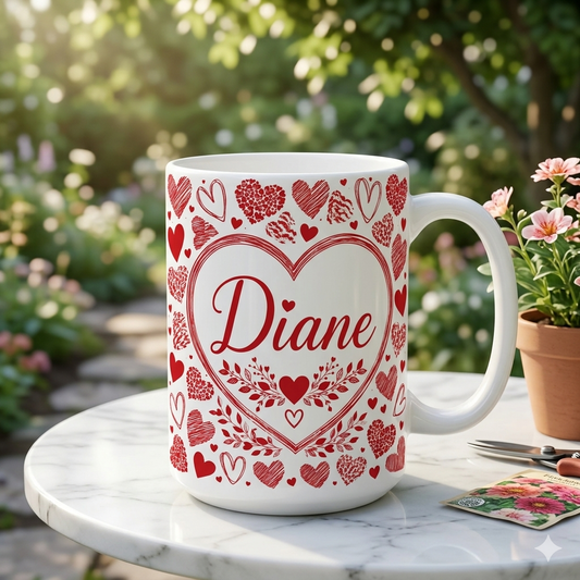 Custom Name Coffee Mug for Her 15 oz. Price includes personalization