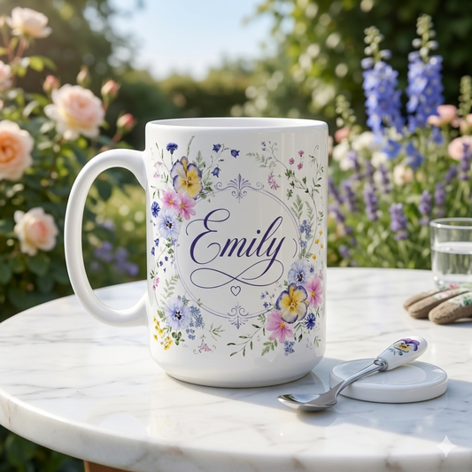 Custom Name Coffee Mug for Her 15 oz. Price includes personalization